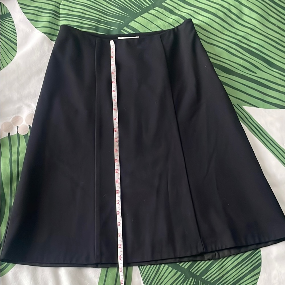 Coldwater Creek Black Knee-Length A-Line Skirt
